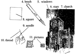 Use a brush for writing or painting pictures 使用一把刷子为文字或绘画图片