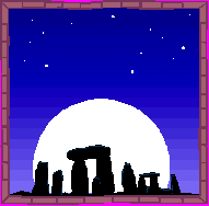 Stones under moon and stars 石头在月亮和星之下