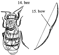 A bee and a bow 蜂和弓
